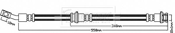 BORG & BECK stabdžių žarnelė BBH8143